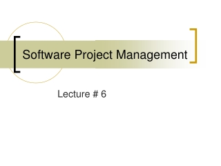 Software Project Management