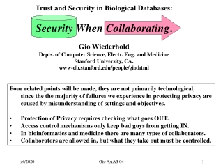 1 &amp; 3. Protection of Privacy requires checking what goes OUT .