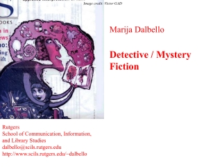 Marija Dalbello Detective / Mystery Fiction
