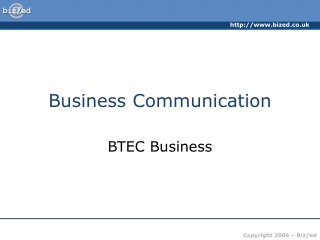 Business Communication