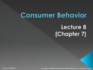 Consumer Behavior