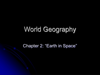 World Geography