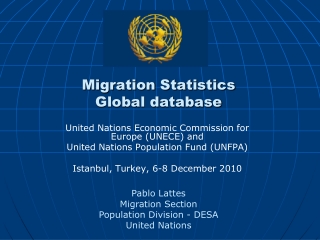 Migration Statistics  Global database