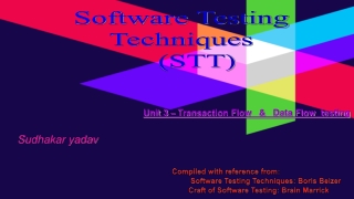 Software Testing Techniques     (STT)