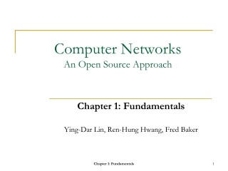 Computer Networks An Open Source Approach