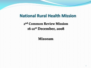 National Rural Health Mission