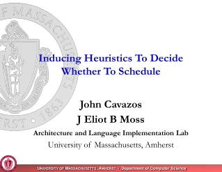 Inducing Heuristics To Decide  Whether To Schedule