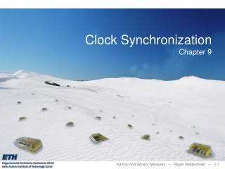 Clock Synchronization Chapter 9