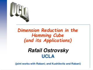 Dimension Reduction in the Hamming Cube  (and its Applications)