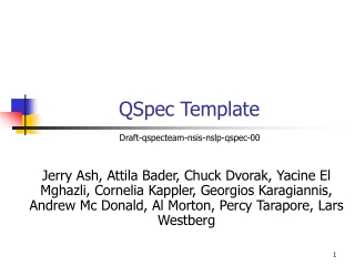 QSpec Template