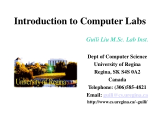 Introduction to Computer Labs