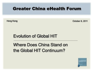 Greater  China  eHealth  Forum