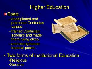 Higher Education