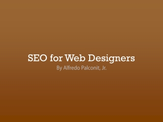 SEO for Web Designers