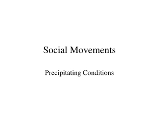Social Movements