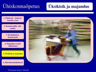 Üksikisik ja majandus