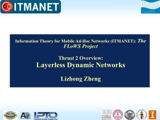 Information Theory for Mobile Ad-Hoc Networks (ITMANET):  The FLoWS Project