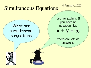 Simultaneous Equations