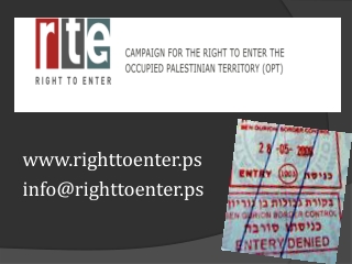 righttoenter.ps info@righttoenter.ps