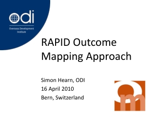 RAPID Outcome Mapping Approach