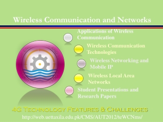 Wireless Communication and Networks