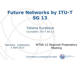 Future Networks by ITU-T SG 13