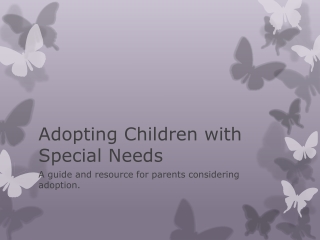 Adopting Children with Special Needs