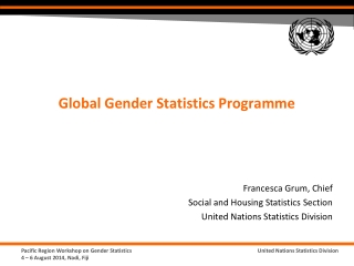 Global Gender Statistics Programme