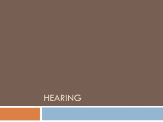 Hearing