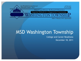 MSD Washington Township