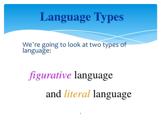 Language Types