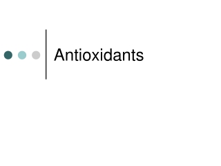 Antioxidants