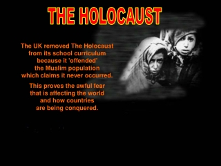 THE HOLOCAUST