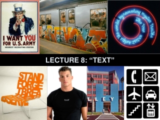 LECTURE 8:  “ TEXT ”