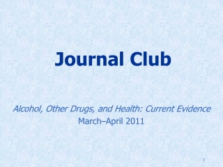 Journal Club