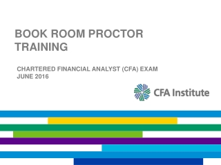 Book room proctor training