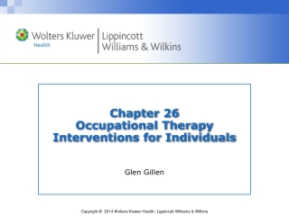 Chapter 26 Occupational Therapy Interventions for Individuals