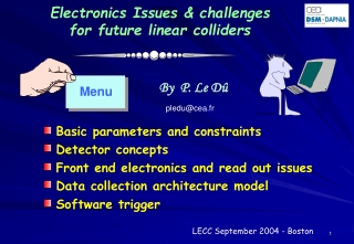 Electronics Issues &amp; challenges  for future linear colliders