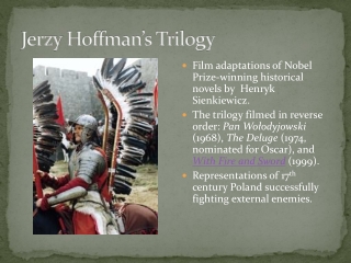 Jerzy  Hoffman’s Trilogy