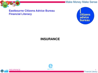 Eastbourne Citizens Advice Bureau Financial Literacy