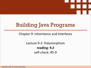 Building Java Programs