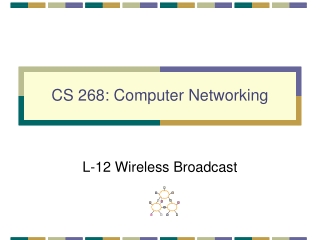 CS 268: Computer Networking