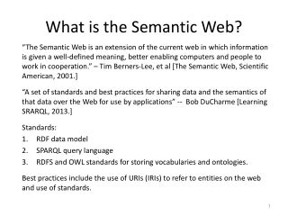 What is the Semantic Web?