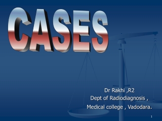 Dr Rakhi ,R2   Dept of Radiodiagnosis , Medical college , Vadodara .