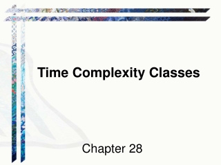 Time Complexity Classes