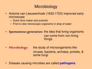 Microbiology