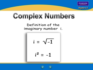 Complex Numbers