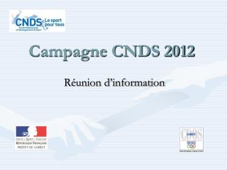 Campagne CNDS 2012