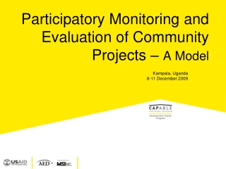 Participatory Monitoring and Evaluation of Community Projects –  A Model