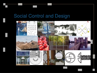 Social Control and Design